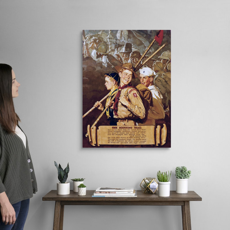 Art mural sur toile Norman Rockwell, Toile tendue, H 32 po x l 24 po x P 1,25 po