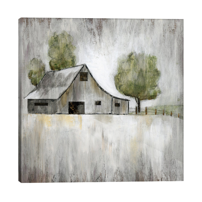 Weathered Barn 1 Piece Wrapped Canvas Painting, 45.72 cm H x 45.72 cm W x 1.91 cm D