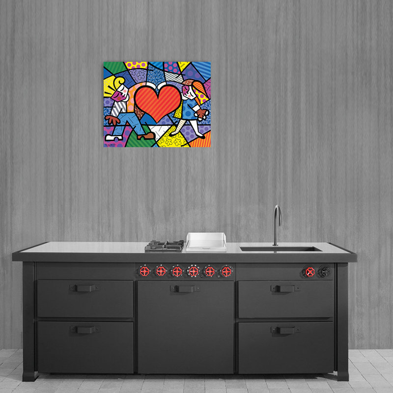 Britto - No Frame Print on Wood