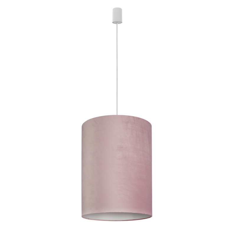 Hagans 1 - Light Single Pendant, Pink, White