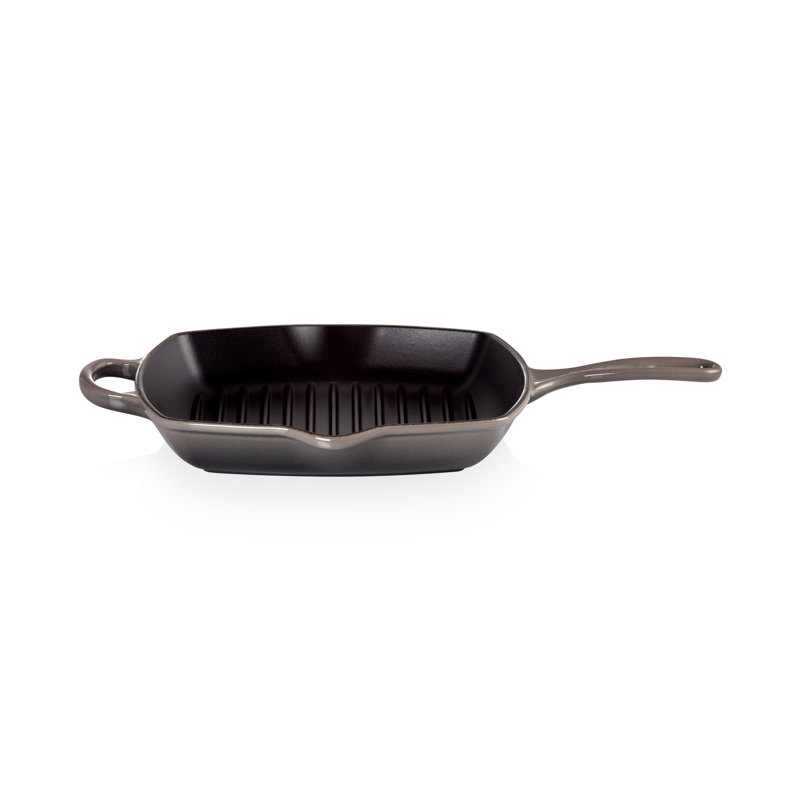 Le Creuset Cast Iron Square Grillit 26cm, Flint