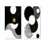 Balance Of Dark Force Harmony I - Collection de 2 reproductions de toiles abstraites-1982053572-1982053573