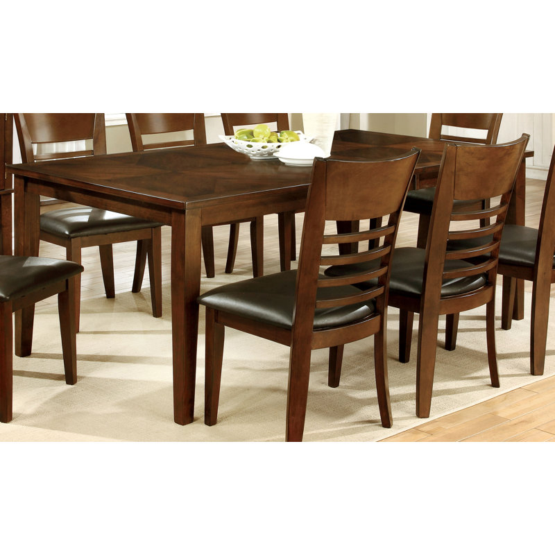 Marcario Extendable Solid Wood Top Dining Table