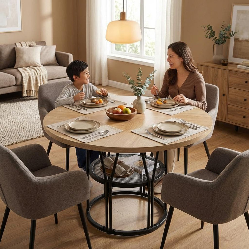 Dining Table, Beige