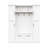 Farmhouse Elegant Hall Tree with 4 Side Cabinets, All-in-One Mudroom Furniture with Adjustable Shelves & Open Cubbies, Beadboard Entryway Bench with Coat Rack & 5 Hooks-129768525