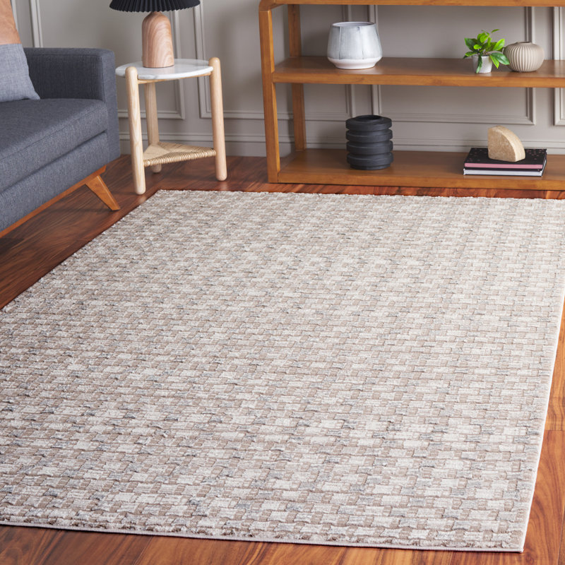 Latonyia Performance Geometric Rug, Rectangle 5'3" x 7'7"