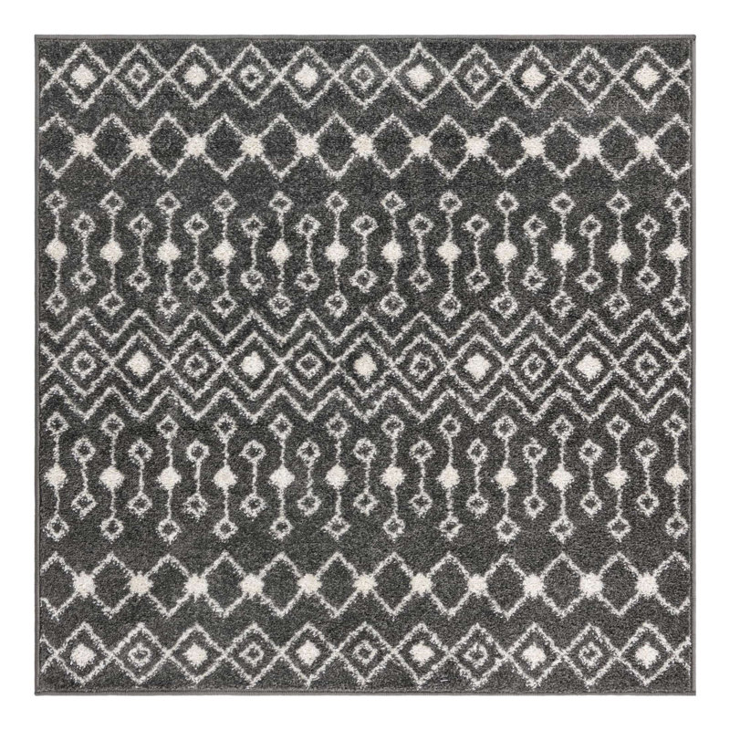 Somerville Geometric Indoor Rug, Square 4'