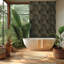 Galerie Horizon Palm Leaf Wallpaper-120675422