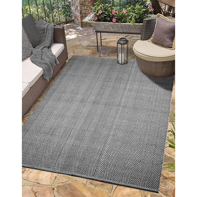 Malesa Machine Woven Grey Rug, 120cm x 180cm