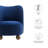 Monroe Boucle Fabric Accent Chair-104318233