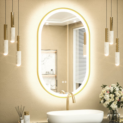 Chavira Oval Anti-Fog LED Vanity Mirror