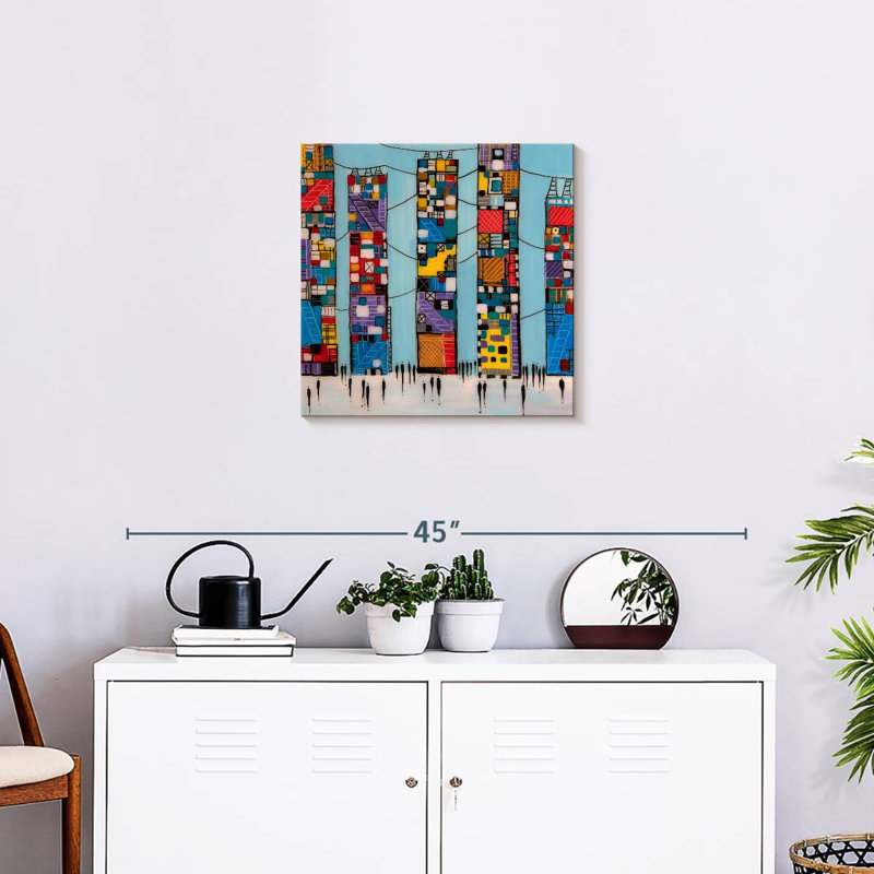 Lilie Blue Sky I, 20" H x 20" W