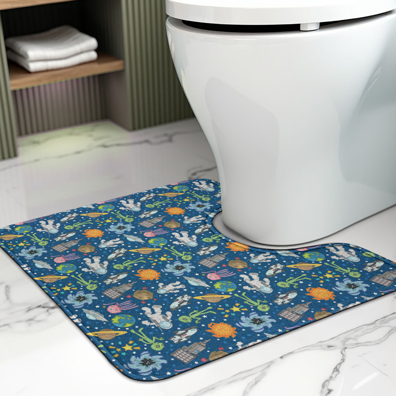 Multicolore tapis de salle de bain en U 20 po Space