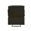 Fauteuil inclinable noir avec accoudoirs coussinés-202135937