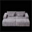 Canapé-lit modulaire surdimensionné 87 po sans assemblage 87 po