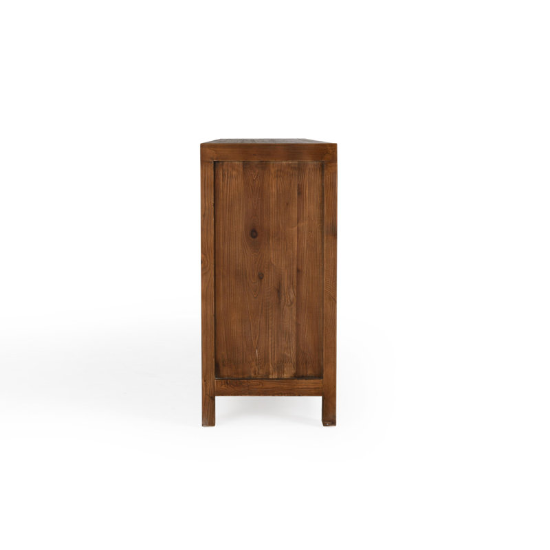 Astrid 174'' Solid Wood Sideboard, Brown