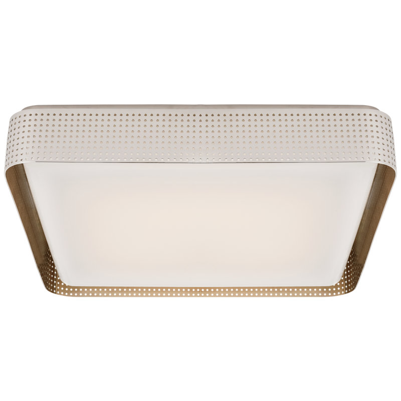 Precision 1 - Light LED Flush Mount, 3.75" H x 20" W x 20" D, Polished Nickel