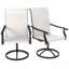 Ensemble de 2 chaises d'extérieur, chaises pivotantes-1958424988