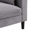 Canapé 2 places gris avec base en bois-858396552-858396551-858396553