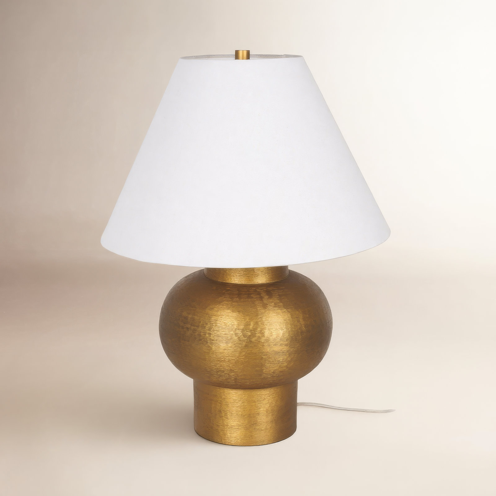Ameyalli Metal Lamp, Gold