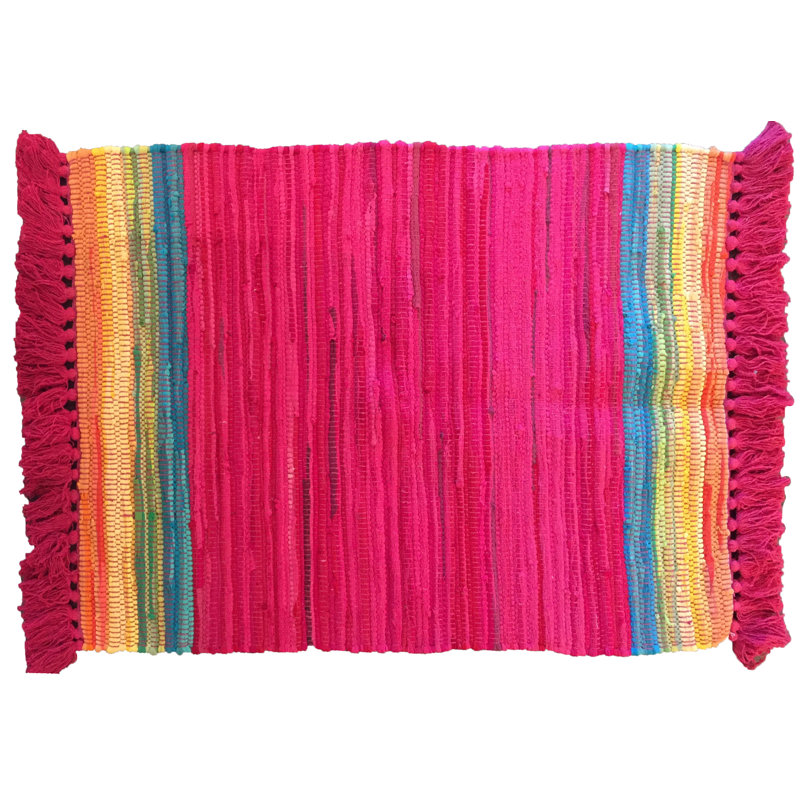 Marcantel Cotton Striped Indoor Rug