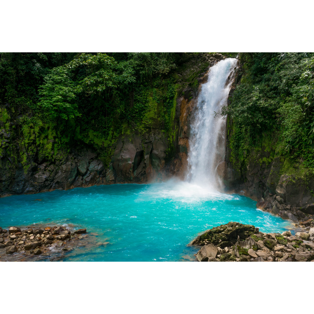 Rio Celeste Waterfall, Costa Rica - Wrapped Canvas Print