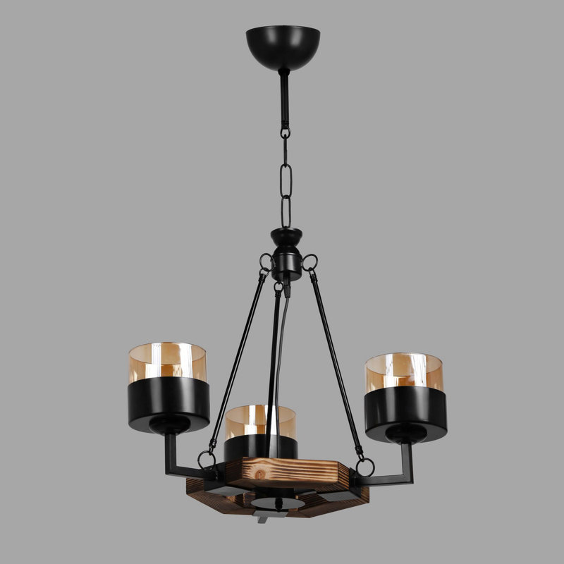 Fennell 3 - Light Shaded Chandelier