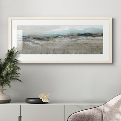 Peinture sur papier encadrée