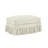 Elegant Ruffled Chenille Ottoman-1749090819