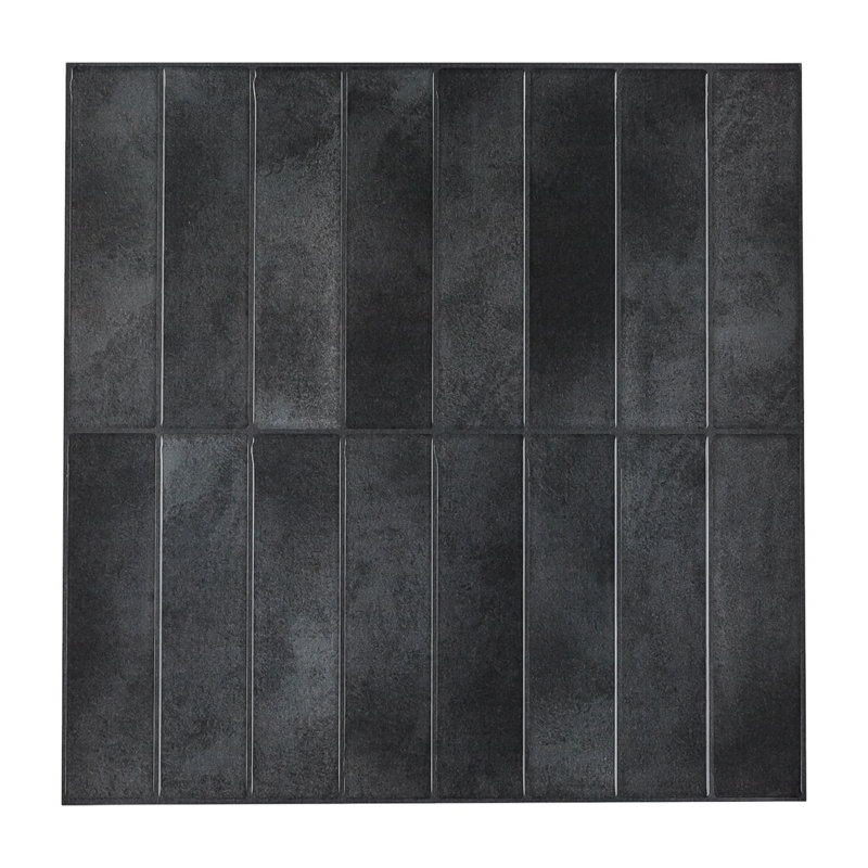 Tuile de dosseret en gel pelez et collez, carreau de mosaïque de dosseret 12 po x 12 po (ensemble de 10), Vert Séfrou