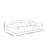 Cream Minimalist Straight Sofa