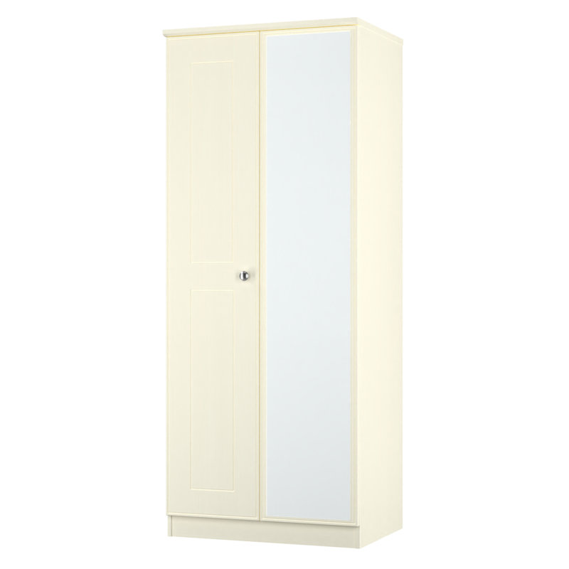 Taiyler Manufactured Wood Wardrobe, Cream Ash