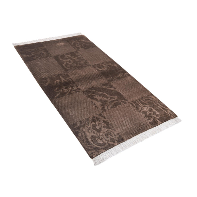 Tapis brun chocolat Outen