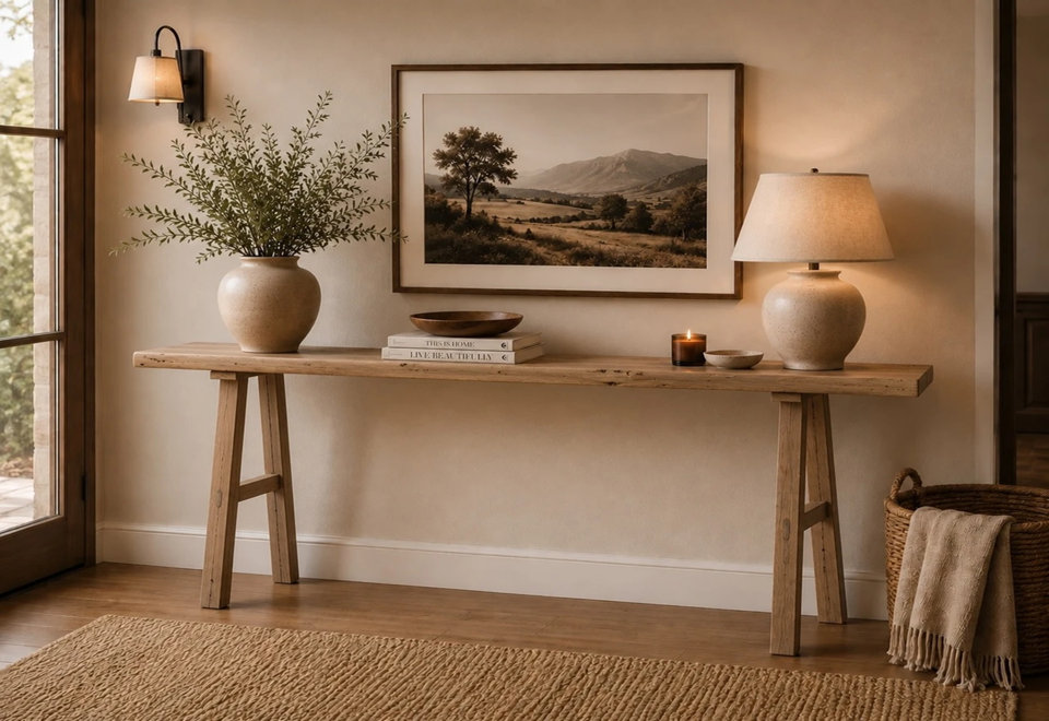Sofa & Console Tables