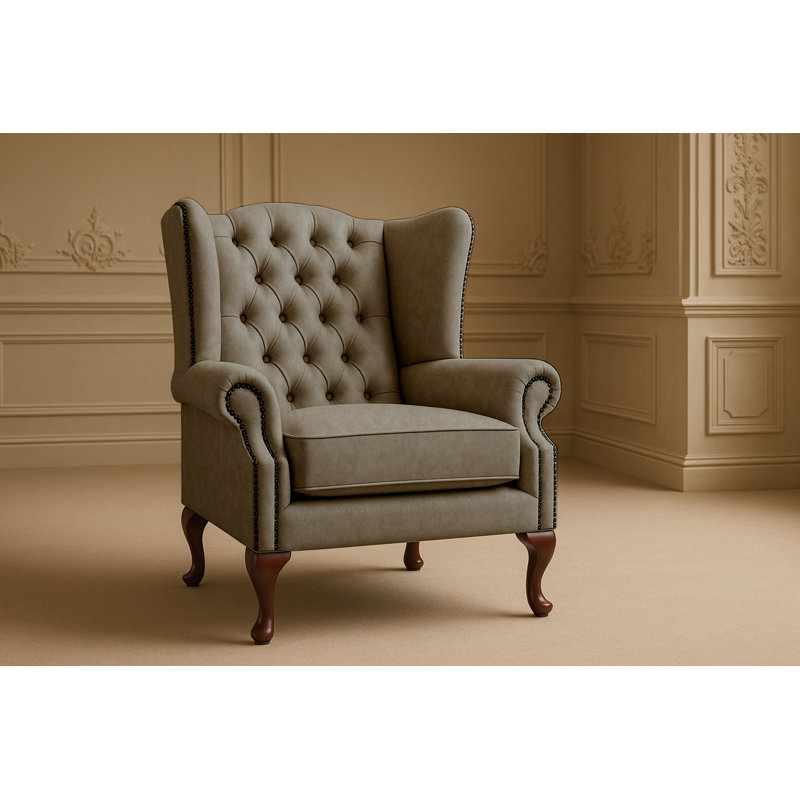 Upholstered Accent Chair, Brown