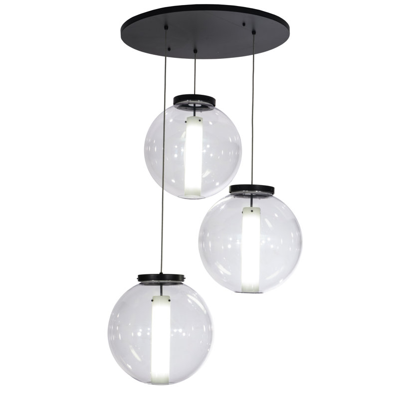 Greenbriar Oak 3 - Light LED Pendant