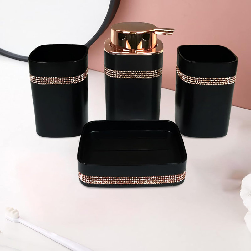 Alexsia Ceramic Bathroom Accessory Set