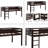 Twin Wood Loft Bed Low Loft Beds With Ladder,Twin-637246148