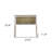 24" White and Oak Faux Wood Nightstand
