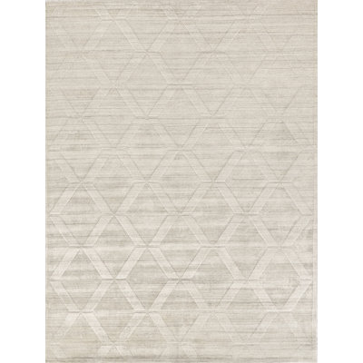 Castelli Chevron Hand-Loomed Ivory Area Rug