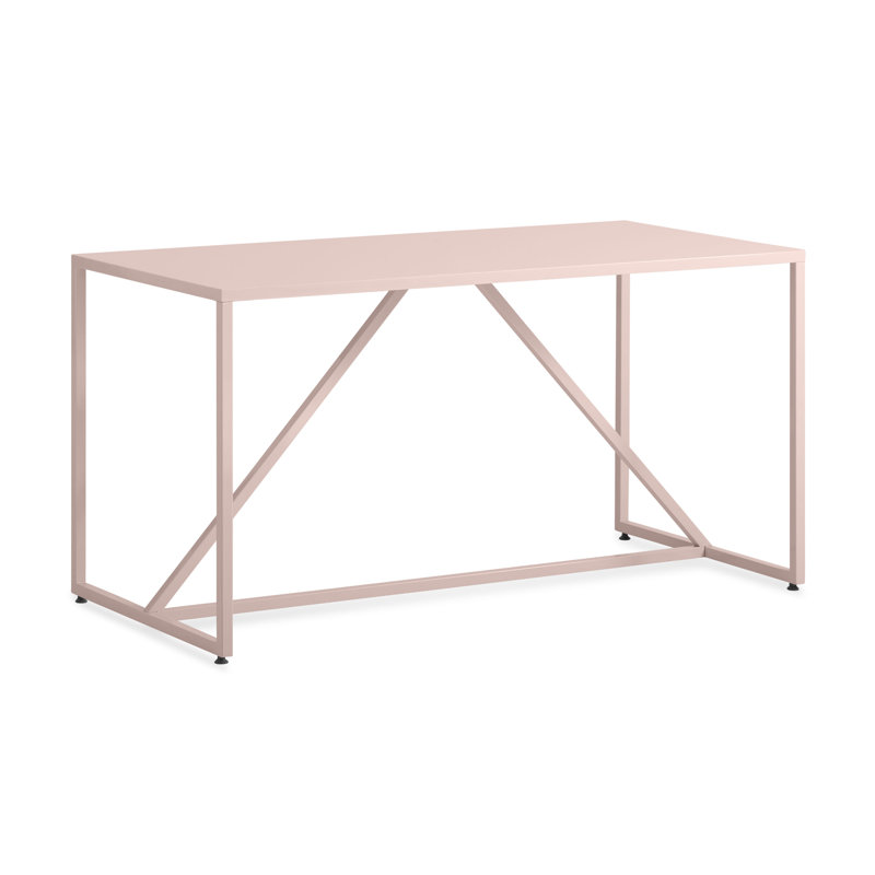 Table Strut, L 35 po x L 75 po, Standard (hauteur de 29 po), Bleu gris