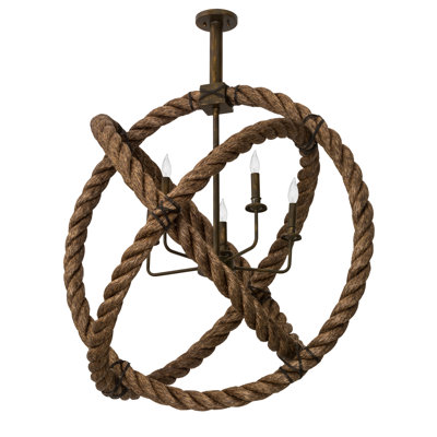 Rustic Lodge 5 - Light Chandelier