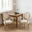 Amando High-End Beige French Country Dining Chairs With Arms-975260082