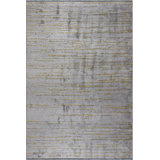 Abstract Flatweave Gray/Gold Area Rug