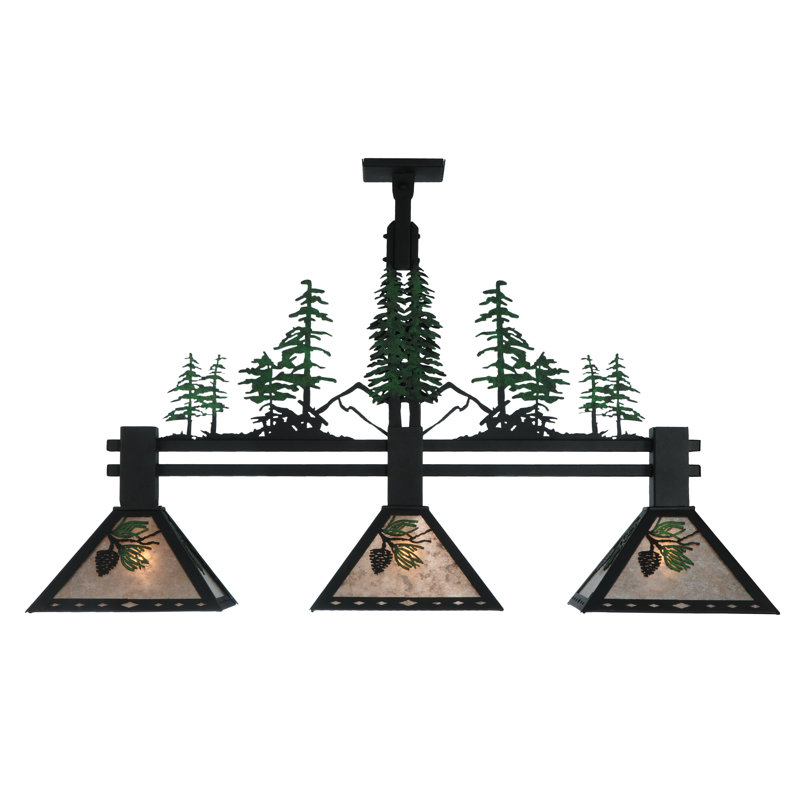 Luminaire pour table de billard Winter Pine, 46''