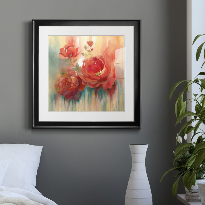 Arbor Red III - reproduction de photo sur papier encadrée, Papier encadré noir, H 26,5 po x l 26,5 po x P 1,5 po