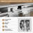 Aluminum Frame Double Sliding Shower Door, Tempered Glass Shower Door With Explosion-Proof Film And Stainless Steel Handles-123272715