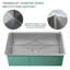 Évier de cuisine encastrable avec filtre à panier L 32 po x l 19 po Diamond Super