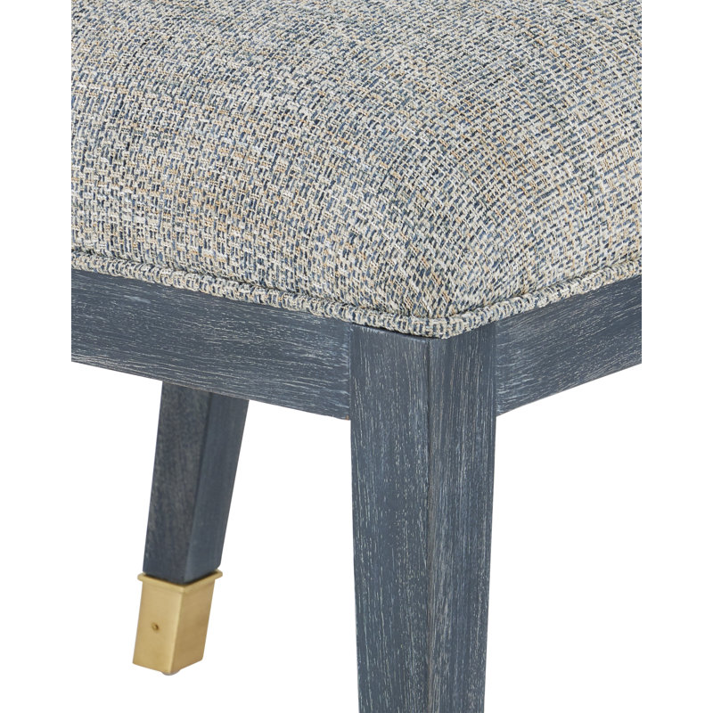 Santos Vintage Side Chair, Barrett Dusk, Gray Polyester Blend, Vintage Navy