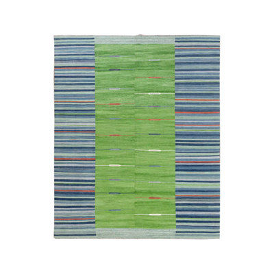 Tapis réversible en laine tissé à la main 8 pi 3 po x 10 pi 1 po kilim 5EC9CA53A24E4F16BA98F1CD1C059F7B